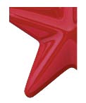 vacuum formed plastic letter color #1875 Brick Red