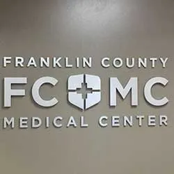 Medical Center sign in cast aluminum
